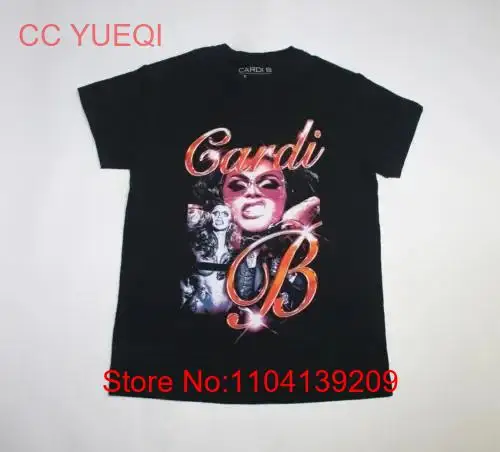 2020 Cardi B T Shirt Hip Hop Rap Men's Small long or short sleeves