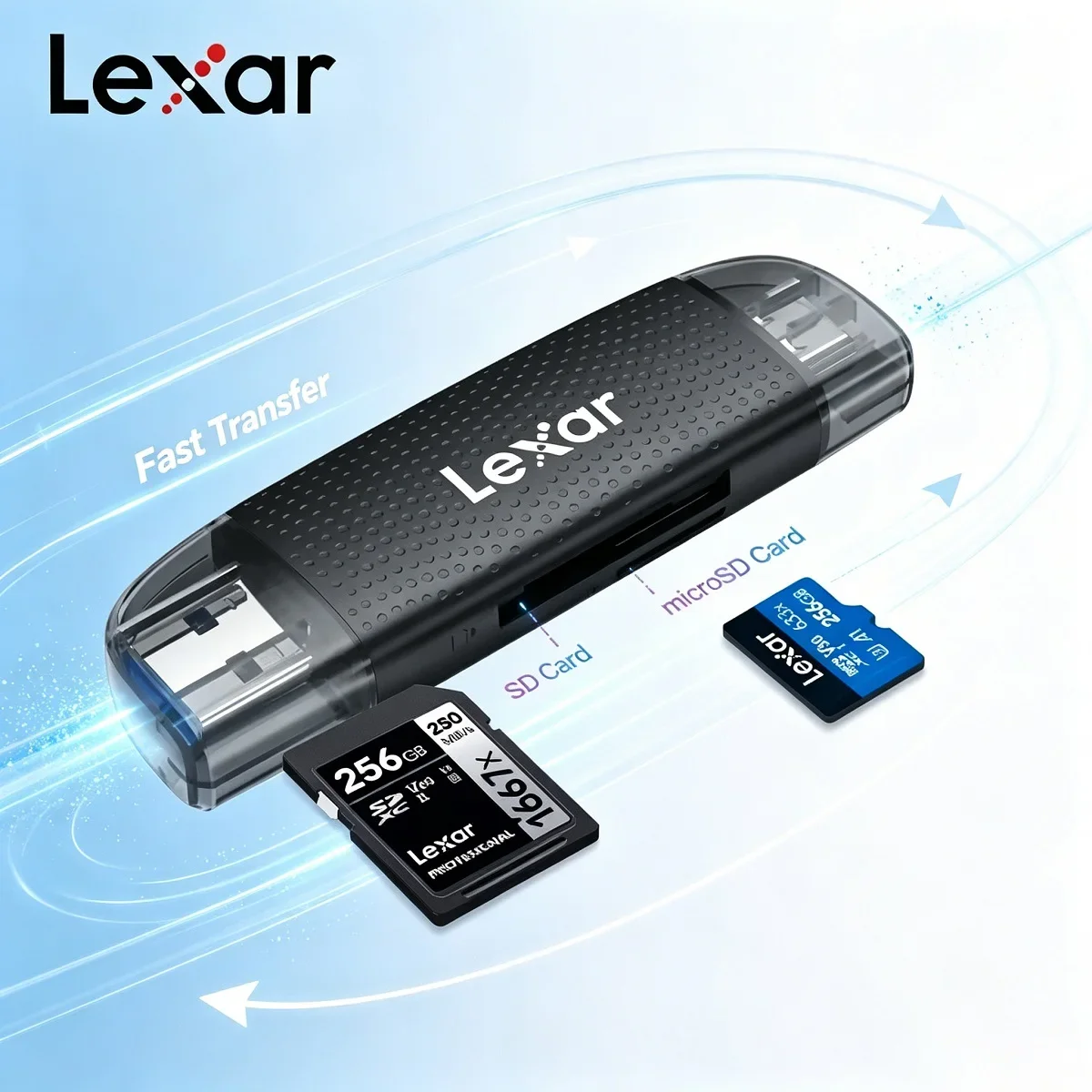 leitor-de-cartao-lexar-multi-funcional-2-em-1-de-alta-velocidade-tf-sd-modelo-rw310-plug-and-play