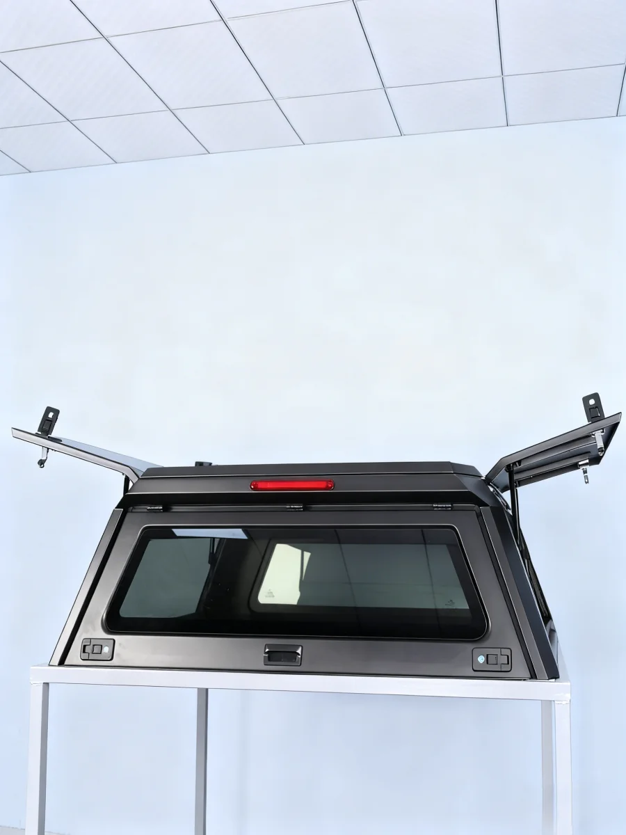 

Factory Direct Waterproof Pickup Canopy - 4x4 Aluminum Hardtop Truck Bed Topper Sliding Glass Window in Stock for NISSAN NP300