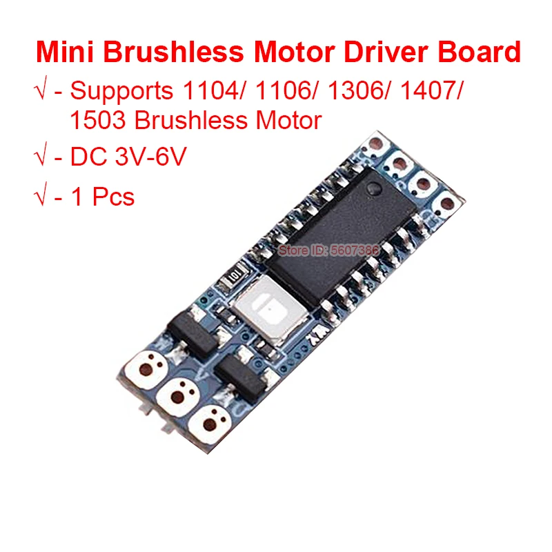 1S DC 3V-6V 3.7V 4A Mini BLDC Brushless Motor Driver Board Electric Regulator Drive regulation For Brushless Motor RC Drone