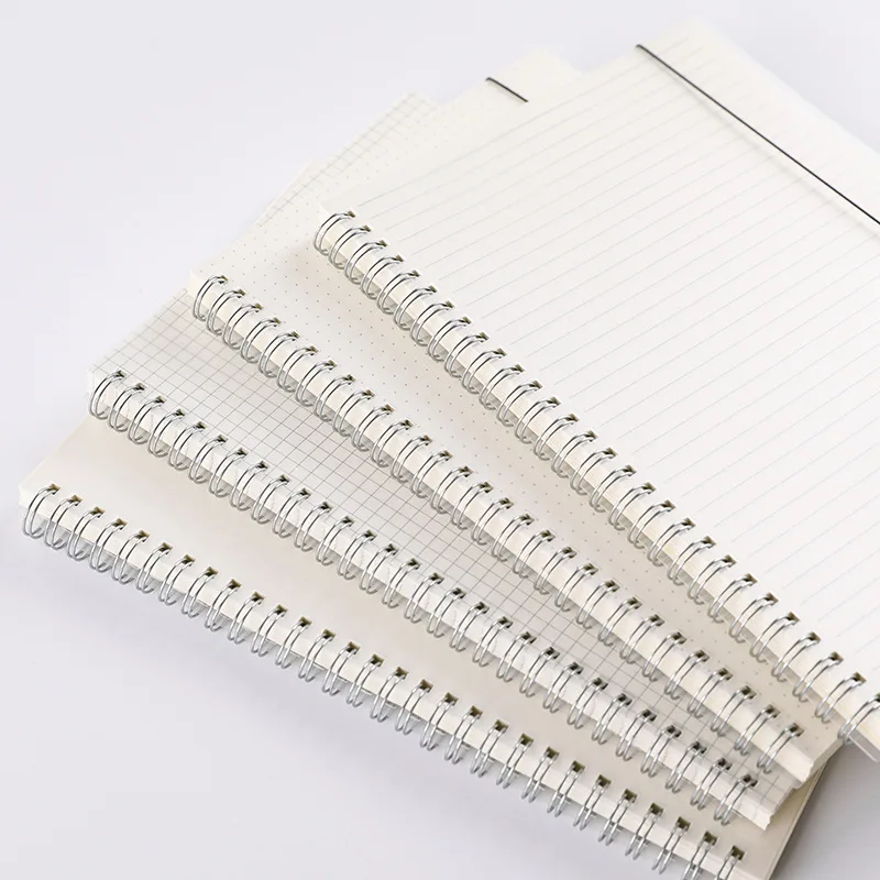 A6 Spiral book coil Notebook To-Do Lined DOT Blank Grid Paper Journal Diary Sketchbook For School Supplies Stationery