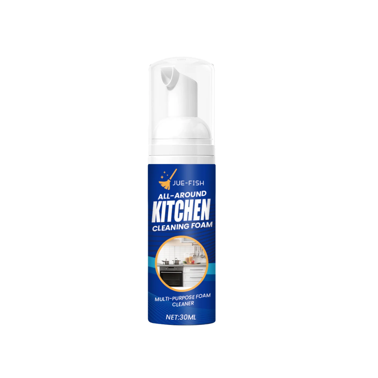 Kitchen Grease Foam Cleaner Heavy Duty Cleaner Oil Stains Degreaser Grills Ovens Dirts Cleaning Household Bubble Cleaner Foam