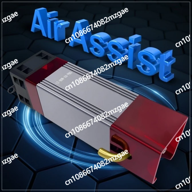 Modulo per incisione laser 450nm 10W 45mm messa a fuoco fissa con assistenza aerea, testa laser per taglio laser blu