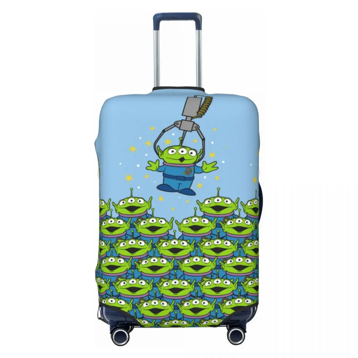 Custom Cartoon Toy Story Aliens Luggage Cover Fashion Suitcase Protector Covers Suit For 18-32 inch