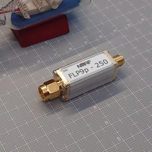 250MHz 9th Order Low Pass Filter, Discrete LC Components, Small Size, SMA Interface