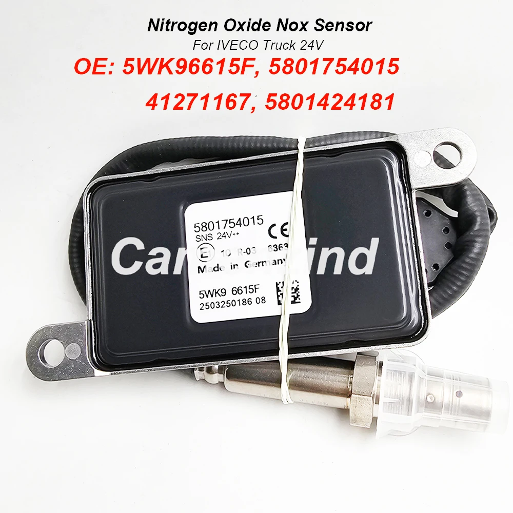 

Датчик кислорода NOX (Nitrox) 5WK96615F 5801754015 для грузовиков IVECO 24V 41271167 5801424181 5WK96615D 5WK96615E с высококачественным чипом