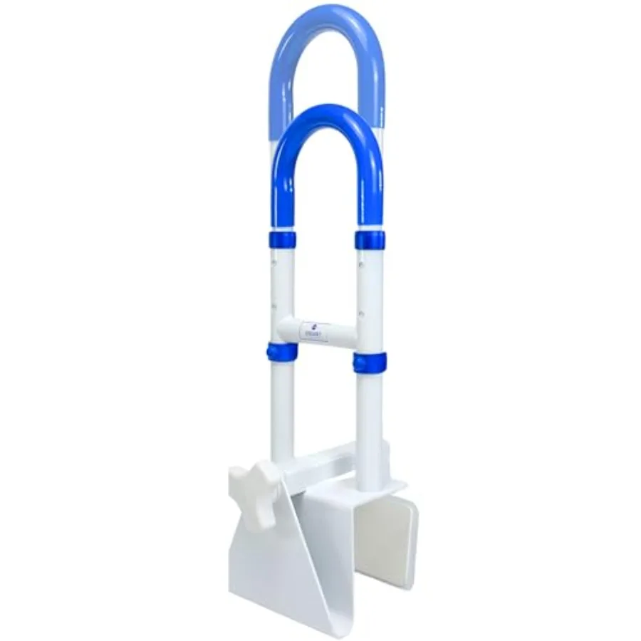 

Adjustable Bathtub Handle for Elderly Sturdy Clamp-On Tub Grab Bar with 300lb Capacity Grab Bars for Bathtubs Shower Handle for