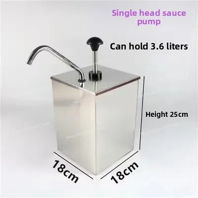 Manual Sauce Press & Juice Cooker with Stainless Steel Dispenser for Jam, Syrup & Puree