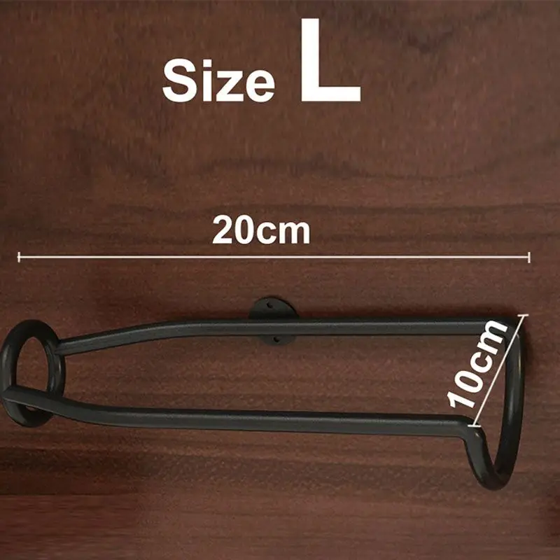 

Wall Wine Holder Bar Wine Rack Liquor Cabinet Beer Champagne Wine Storage Display Iron Metal Support Rack Bracket