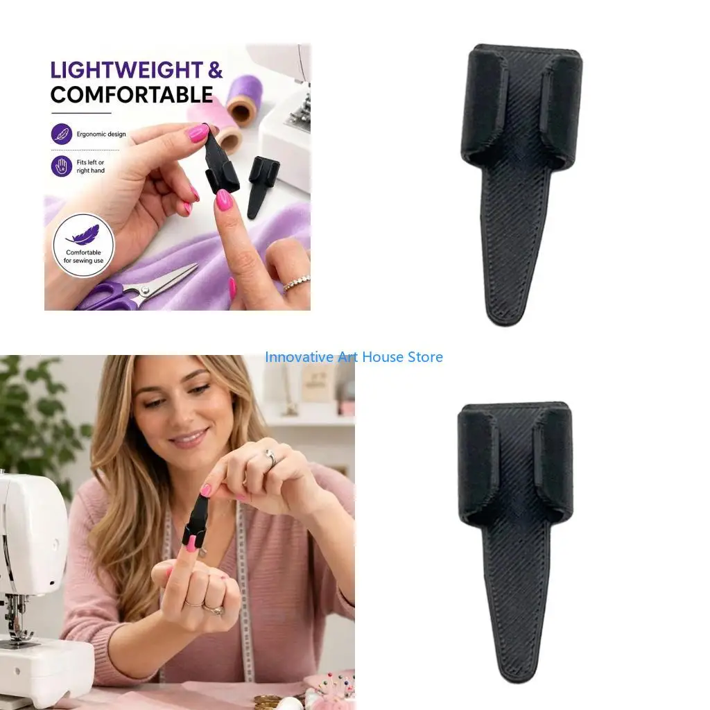 E1PC DIY Sewing Practice Finger Clip for Hand Sewing and Needle Push