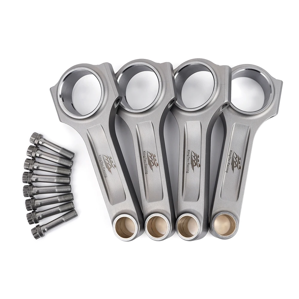 

KTC Racing 150mmx22mm Forged 4340 Connecting Rods for Mitsubishi 2.0L 4G63 / 4G63T HD Series With ARP Bolts