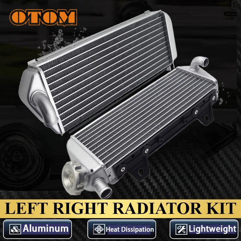 Motorcycle Aluminum Radiator Kit Engine Cooling For KTM EXC-F SXF XCF HUSQVARNA FC FE TE GASGAS ECF EX MCF 250 350 450 2019-2023