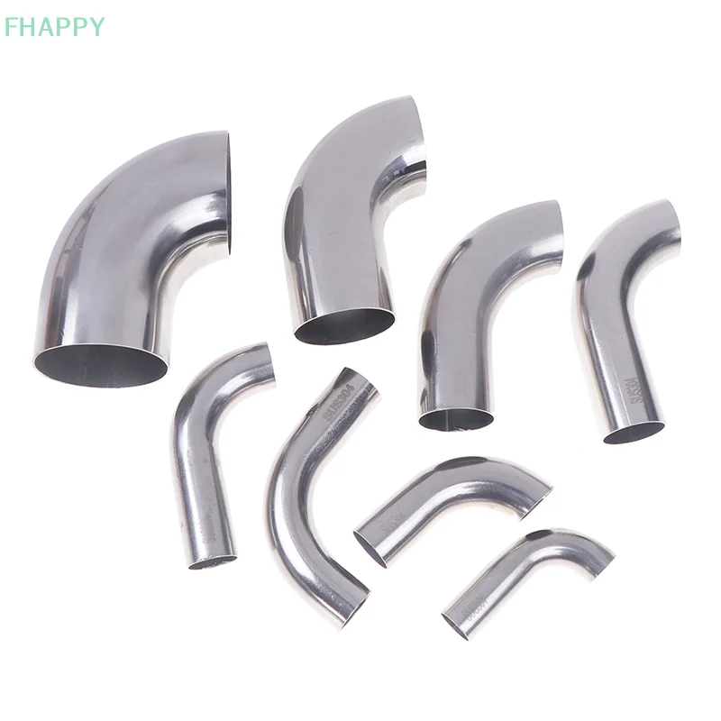19/25/32/38/51/63 mm Acero inoxidable 304 OD Codo 90 grados Codo de soldadura Accesorios de conexión de tubería
