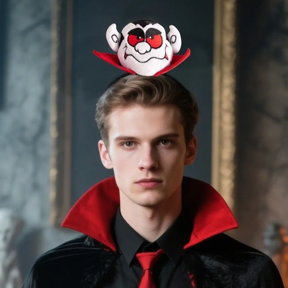 

Personality Pumpkin Halloween Headband Skeleton Ghost Halloween Hair Hoop Bat Halloween Decor Catoon Hairband Photography Props