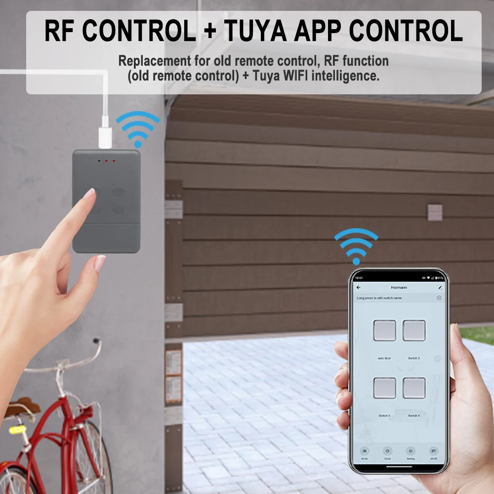 Hormann Tuya فتاحة باب المرآب الذكية Hormann HSM4 868 HSM2 HSE2 HSE4 868MHz التحكم عن بعد وحدة تحكم التطبيق 2025 منتجات جديدة