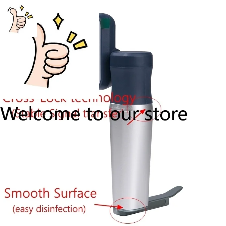 BESDATA Portable Ent Laryngoscopy Rigid Metal Handle Video Laryngoscope For Video Laryngoscopy Replacement