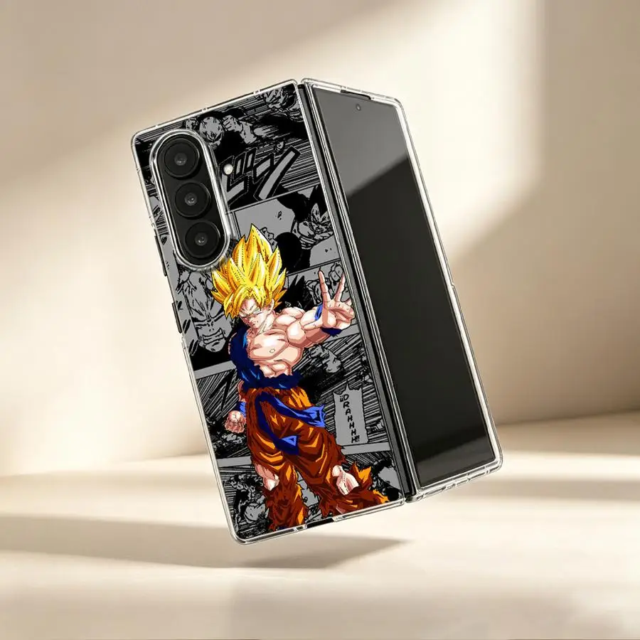 Case for Samsung Galaxy Z Fold 8 Ultra ZFold7 ZFold3 ZFold6 ZFold5 Z Fold 7 6 5 4 3 ZFold4 Phone Cover Goku D-Dragon Ball