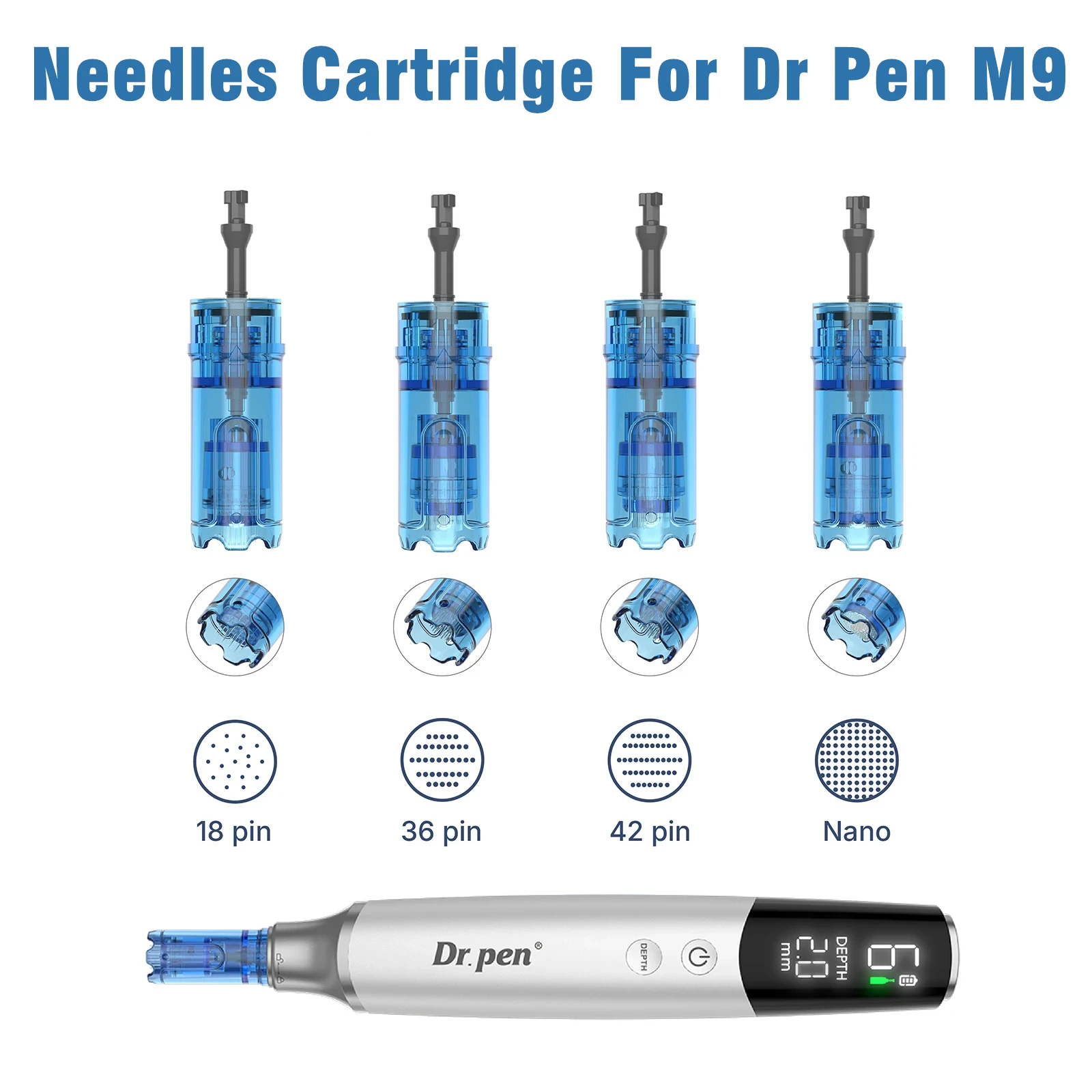 cartouches-pour-stylo-dermique-a-micro-aiguilles-avec-puce-nano-intelligente-integree-18-36-42-aiguilles-10-pieces-pour-dr-pen-m9-longueur-d'aiguille-025-mm