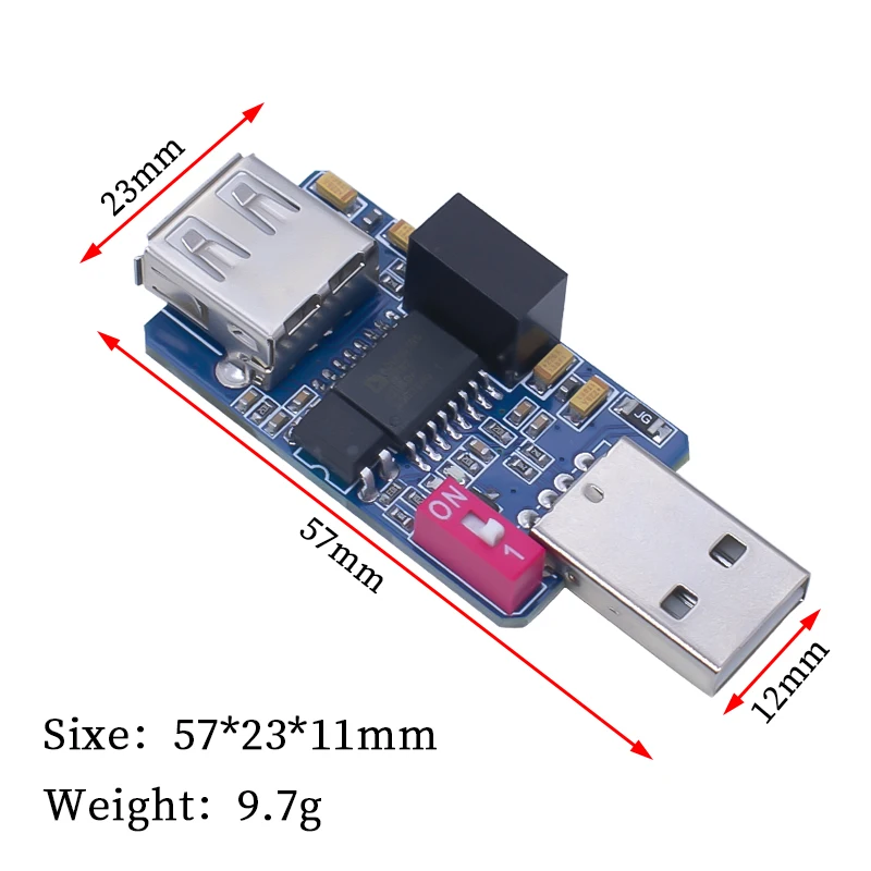 NEW USB Isolator 1500V Isolator ADUM3160 Module Coupling Protection Board for USB Isolation Function Between USB Ports
