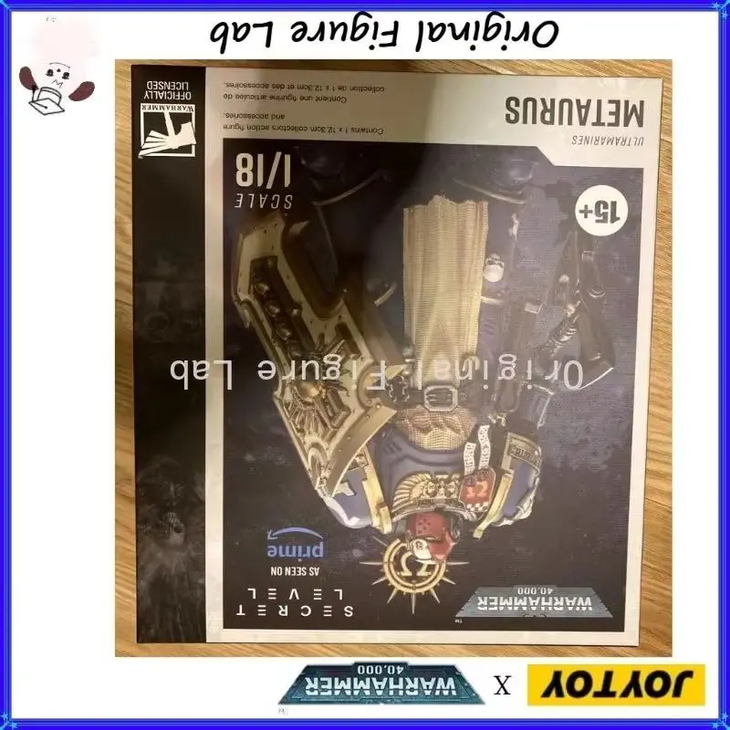In Stock Original JOYTOY WARHAMMER 40K Ultramarines Metaurus with Power Axe Stormshield and Plasma Pistol Models Ornaments