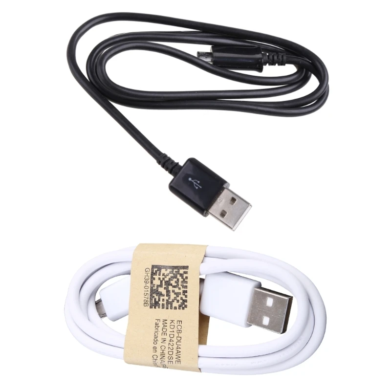 1M Micro USB 2.0 A Macho para Macho Linha Carregamento Dados para Preto