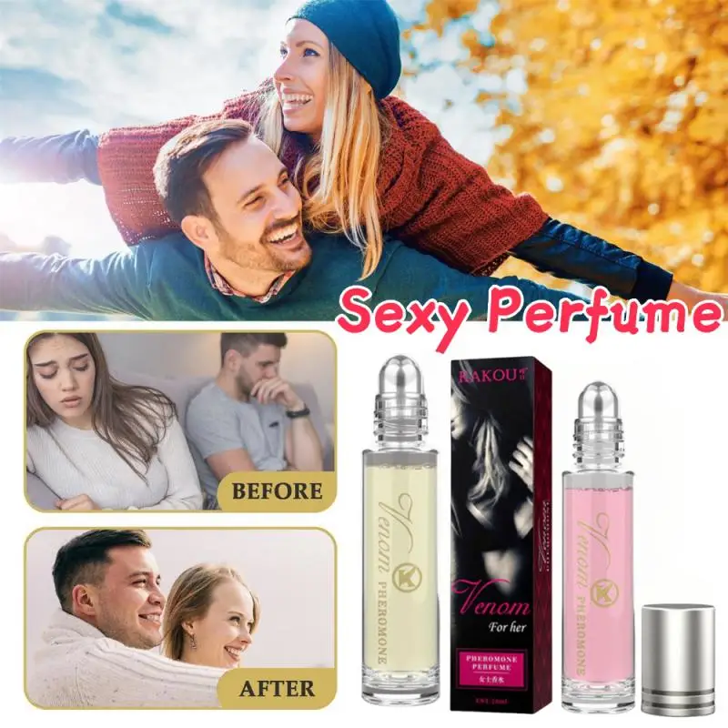 Perfume de feromonas para hombres y mujeres, aceite de niebla corporal para Festival, aceite Sexy de larga duración, 4 piezas