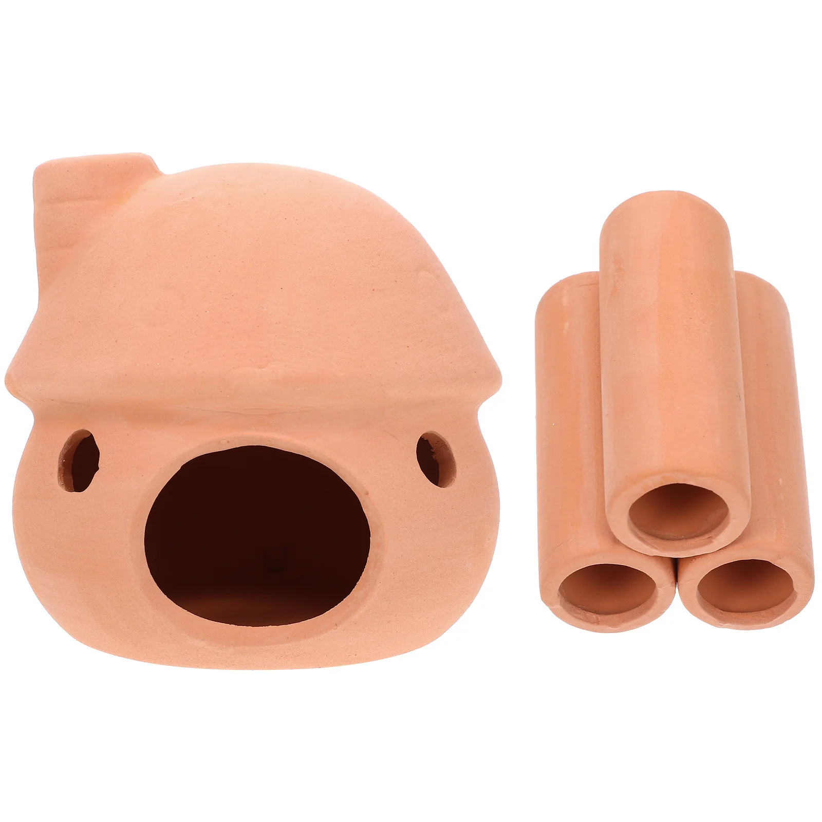 

2 Pcs Fish Tank Shrimp Hide Cave Decorative Hatchery Breeding Aquarium Shelter Light Brown Hides Hideout