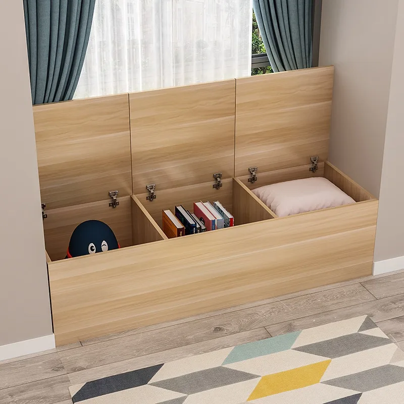 50cm high top clamshell cabinet can sit in the bedroom storage cabinet, bay window cabinet, balcony cabinet, large capacity stor