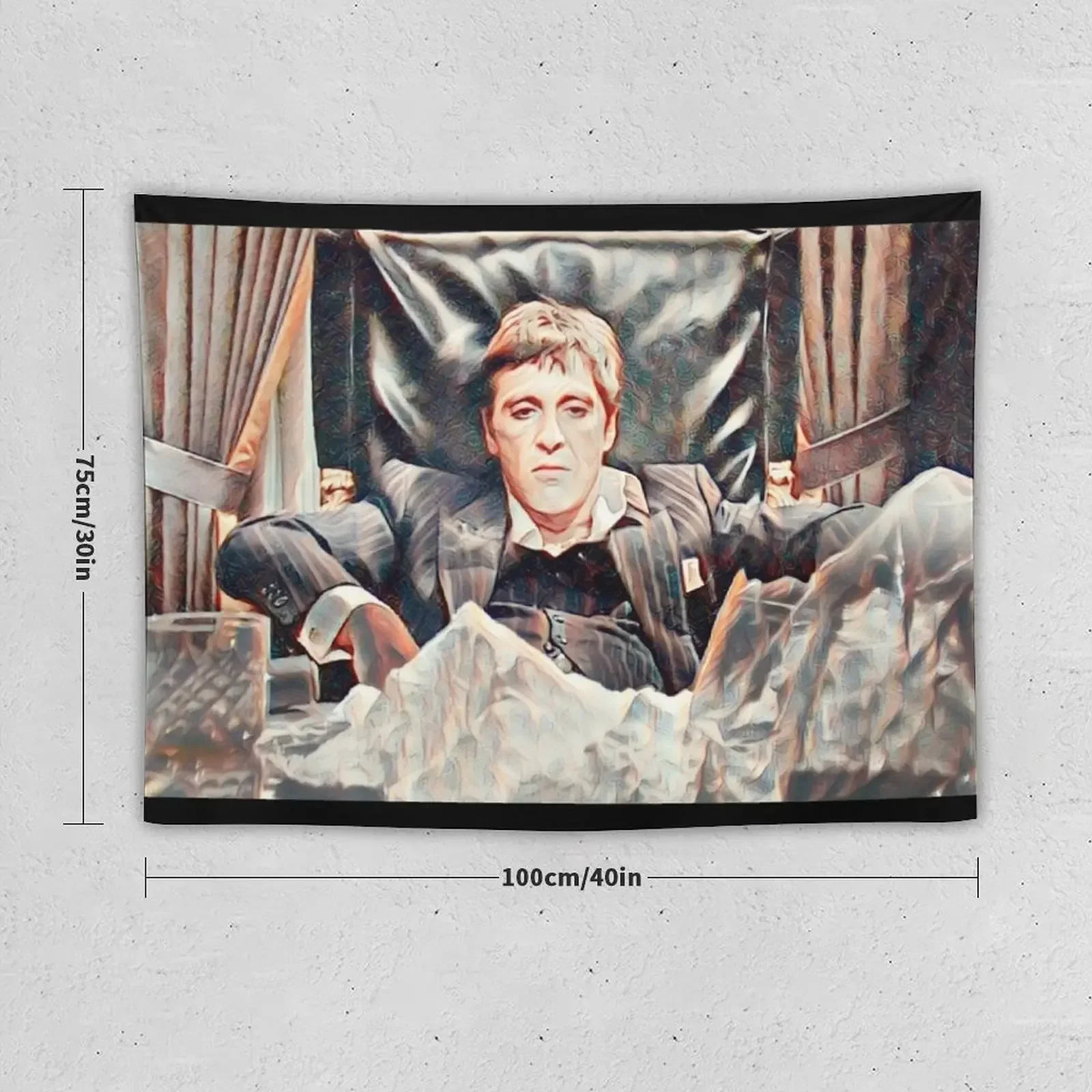 Scarface Tapestry Christmas Decoration Room Decor Korean Style Bedroom Decorations Tapestry