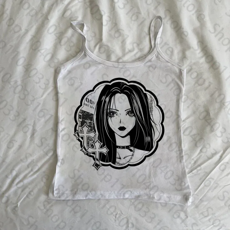 

Y2k Женская винтажная одежда 90-х годов, детские футболки, топы, женские футболки в стиле гот, аниме для девочек с принтом эмо Kpop, готические детские футболки Harajuku