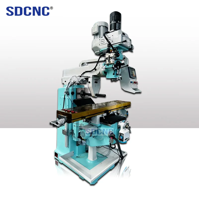 SDCNC Factory Direct Vertical Horizontal Milling Machine 6H Turret New Condition with Core Motor Component Excellent Condition
