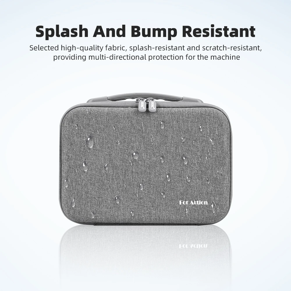 Портативная сумка для хранения Flymile для DJI Action 5 Pro, противоударный чехол для аккумулятора, сумка для палки для селфи, аксессуары для камеры