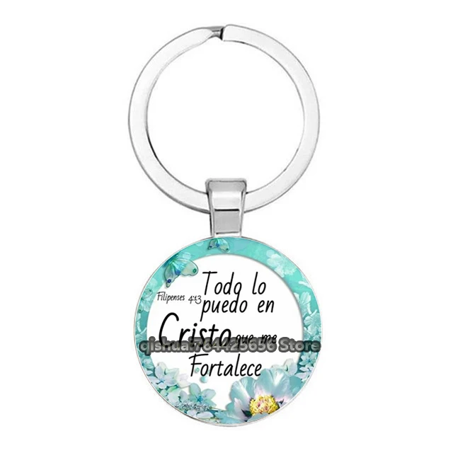 Bibelverse, Schlüsselanhänger, Glaube-Schlüsselanhänger, biblische Zitate, christlicher Schmuck, Freunde, Frauen, Männer, inspirierende Geschenke – Detail 5