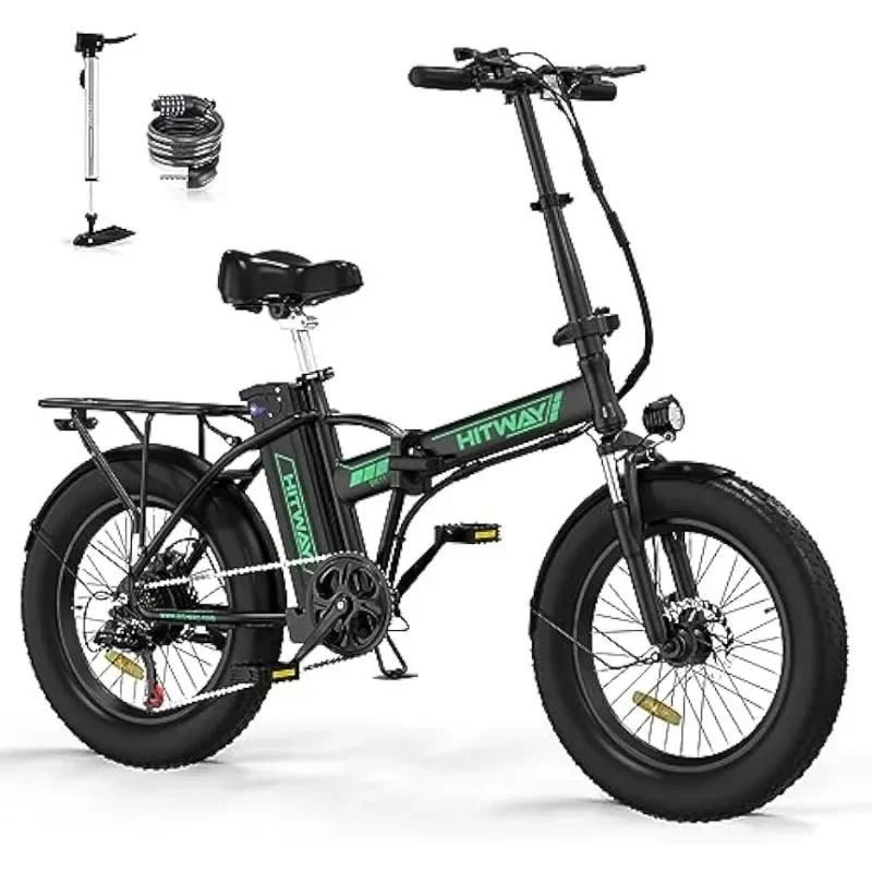 

Foldable Electric Bike for Adults, 20" x 4.0 Fat Tire Ebike with 750W Motor, 48V/15Ah, 7-Speed Electric Bicycle