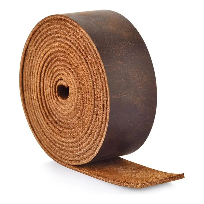 

【NOW SAVE】Leather Strap 1 Inch Inch Wide Flat Leather Strips, For Belt, Tooling, For DIY Craft Projects, Garden Tools