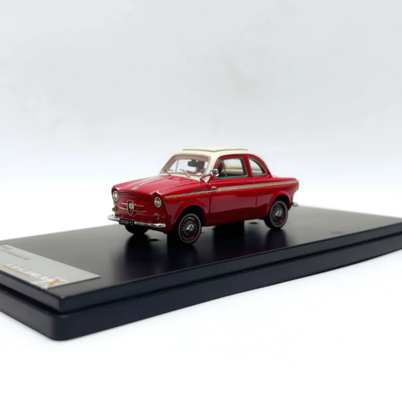 PREMIUMX Diecast 1:43 Scale 500 1960 Alloy Simulation Car Model Collection Decoration Gift Toys Static Display