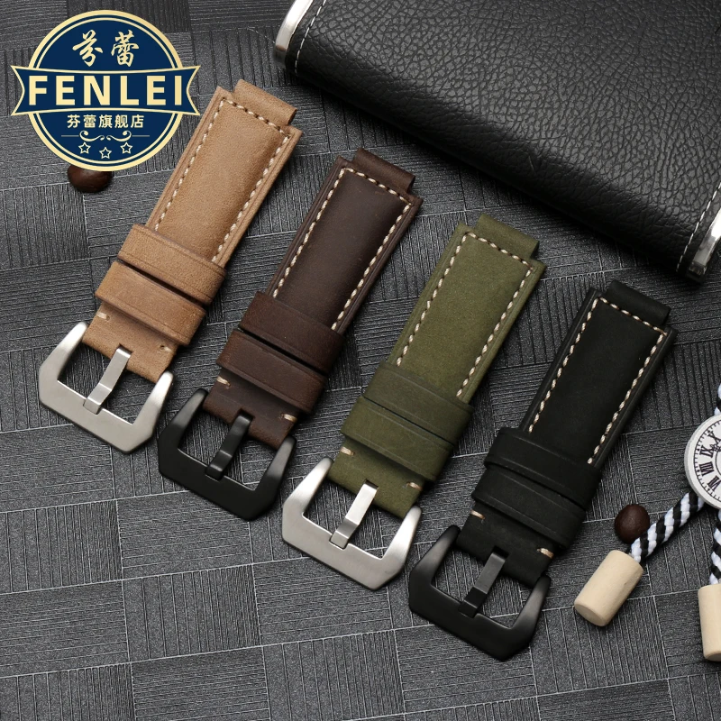 Genuine leather Watchband For Timex Tide TW2R55500 T2N720/721/739 TW2T76300 Watchband 24*16mm lug end Watch Straps Accessories