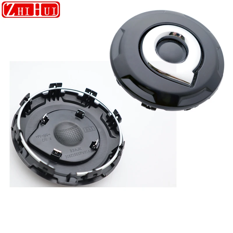 Pickup Truck Wheel Hub Cap Cover for Great Wall Poer Ute GWM Cannon 2021 2022 Car Styling ABS Auto Decorative Accessories 4pcs