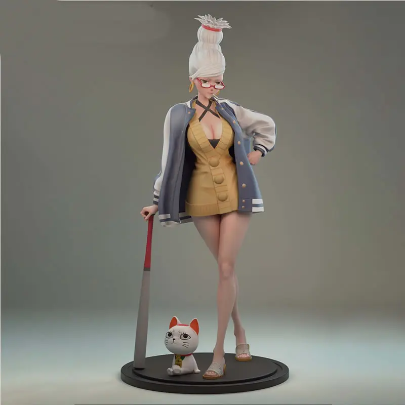 2 Styles Game Character 6076 Seiko Ayase 3D Print Model Unassembled Unpainted Custom Jigsaw Puzzle NSFW GK Figure Kit T_0148