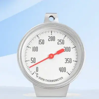 

Oven Thermometer Stainless Steel Temperature Monitor for Kitchen Cooking Toaster Large Dial 0 to 400 Degrees Celsius Anti Rust