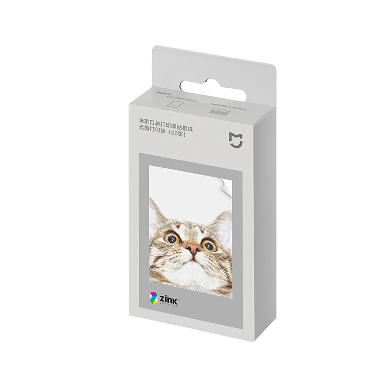 Original MIJIA Pocket Printer Paper ZINK Selfadhesive Photo Print
