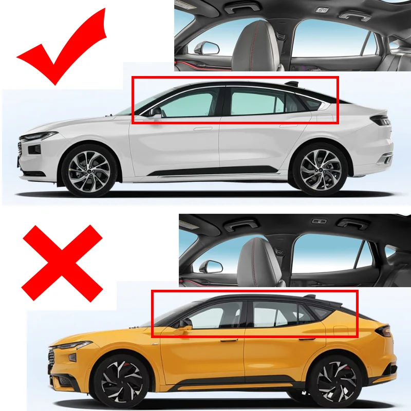 For Ford Mondeo Taurus MK5 2022-2025 Magnetic Mesh Sunshades Visor Curtain Windshield Cover Anti Sun Shade Tools Car Accessories