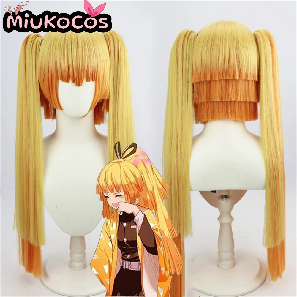 

В НАЛИЧИИ Shinobu Kochō Косплей Парик MiukoCosplay Аниме Demon Slayer Косплей Женский Стиль Длинные Волосы