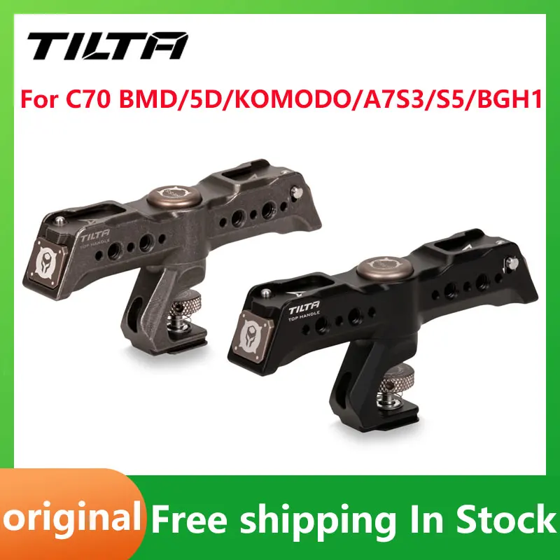 

TILTA TA-QRTH5 Rotatable Top Handle Simple Button Universal for RED KOMODO for BMD/5D/KOMODO/A7S3/S5/BGH1