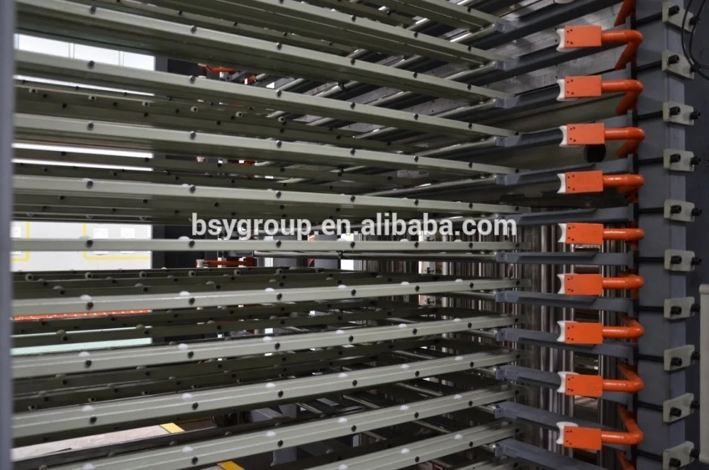 Pressa a caldo da 800 t e 20 strati per la produzione di compensati