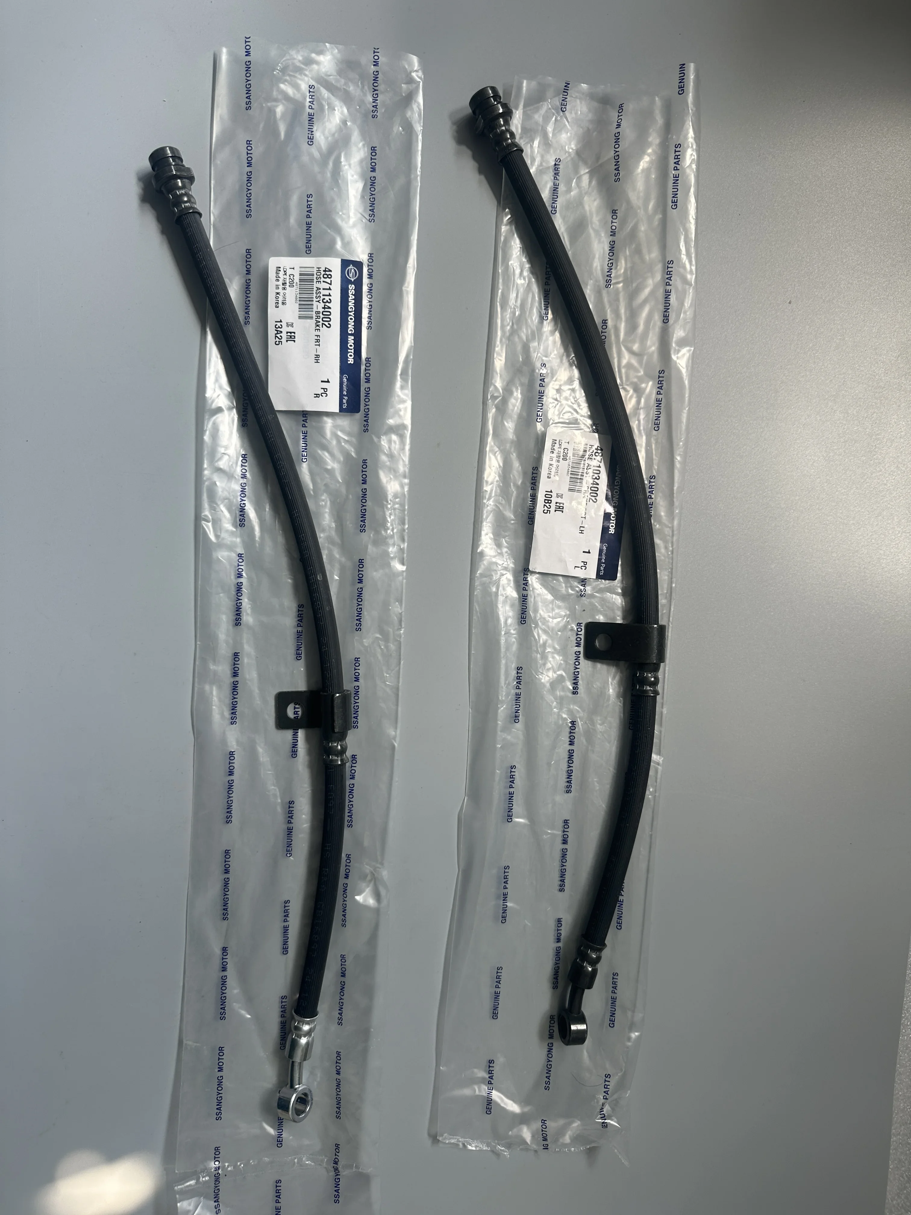 خرطوم الفرامل الأمامية الأصلية Assy LH 4871034002 RH 4871134002 لسيارة سانج يونج كوراندو C