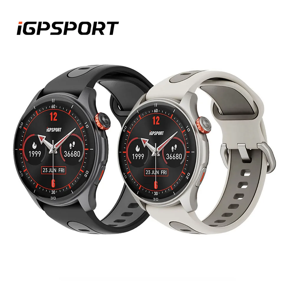 

IGPSPORT New LW10 AMOLED Cycling Running Watch Screen Heart Rate Sleep Monitor Bluetooth Call GPS Fitness Oxygen Sports Watch