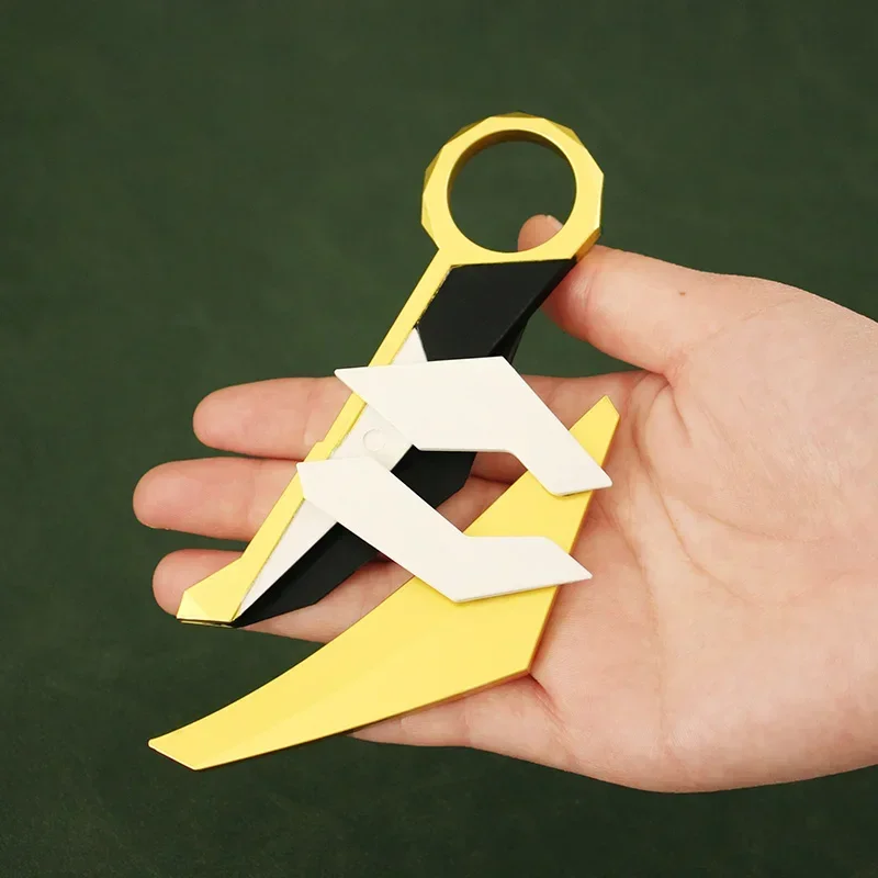 Valorant Weapon Prime Karambit Tactical Knife Melee16cm Alloy Metal Material Game Weapon Model Samurai Sword Gifts Toys for Boys