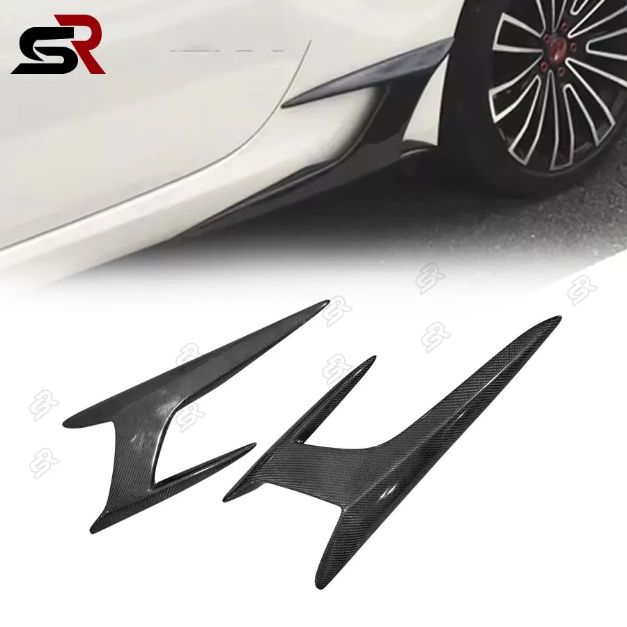 For Toyota GT86 BRZ Carbon Fiber Car Fender Side Vent Cover Trim Side Skirt Corner Wrap Auto Accessories Body Kits