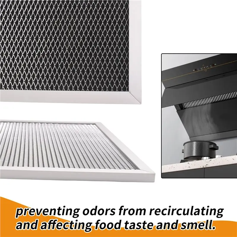 [NEW!N92R】 2PCS Replacement Filter For B.Roan 97007696 ,41F Range Hood Filter 10.5In X 8.75In For Stove Vent Fan